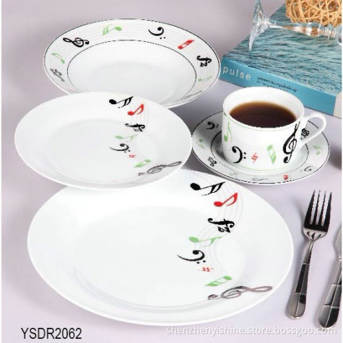 30PCS Porcelain Dinnerware in Round Shape Ysdr2062